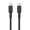 Aukey CB-KCC101 Circlet Blink Aramid Fiber USB C to C Cable -1m