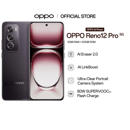 OPPO Reno12 Pro 5G | 12GB RAM + 512GB ROM | AI Eraser 2.0 | AI LinkBoost | Ultra- Clear Portrait Camera